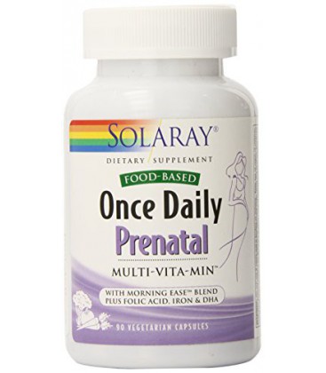 Solaray Une fois par jour prénatale Capsules, 90 Count