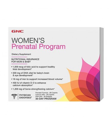 Prenatal Formula Collection GNC femmes (programme prénatal - approvisionnement de 30 jours)