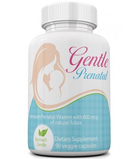 Doux vitamines prénatales avec Natural folate (methylfolate), Low Nausées Formula