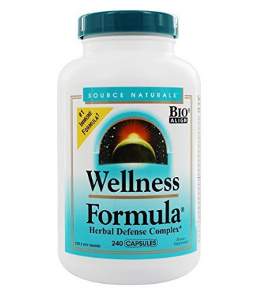 Source Naturals Wellness Capsules Formule, 240 Count