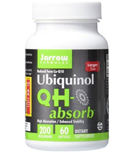 Jarrow Formulas QH-Absorber, Haute absorption / stabilité accrue, 200 mg, 60 Softgels