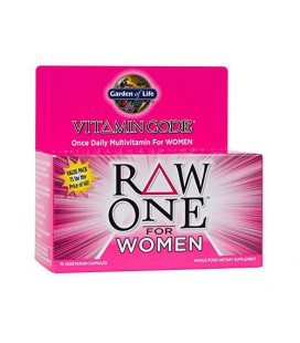 Supplément Garden of Life végétarienne multivitamines pour les femmes - Vitamin Code Raw One Whole Food Vitamine avec Probiotiqu