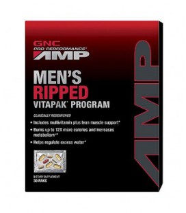 Ripped VP Multi Vitamines de GNC Amp Men, 30 Count