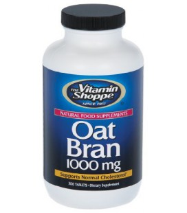 Vitamin Shoppe - Oat Bran, 1000 mg, 300 tablets