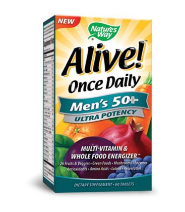 Way Alive Nature! Une fois 50+ Potency Ultra Men Daily