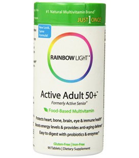 Rainbow Light active Adult multivitamines, 90 comprimés