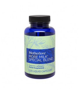 Motherlove plus de lait Herbal Blend Breastfeeding Supplément spécial avec la Rue de chèvre soutient Lactation, 120 Liquid Capsu