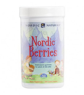 Nordic Naturals - Baies nordiques, multivitamines Friandises pour les adultes et les enfants, 200 Count