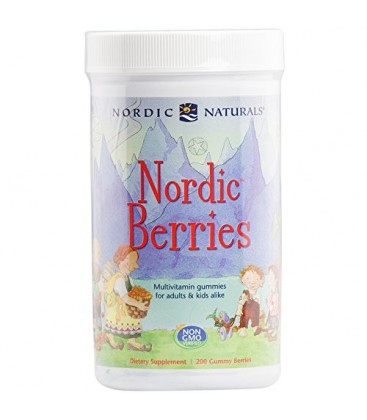 Nordic Naturals - Baies nordiques, multivitamines Friandises pour les adultes et les enfants, 200 Count