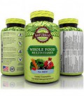 NATURELO Whole Food multivitamines pour les hommes - Number 1 Classé - Natural Vitamines, minéraux, antioxydants, extraits organ