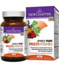 New Chapter Every Man, multivitamines fermentés homme avec Probiotiques + Sélénium + Vitamines B + vitamine D3 + organique non-O