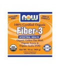 Now Foods Organic Fiber-3, 1-Pound