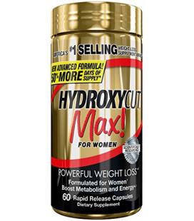 Hydroxycut Max pour les femmes 60 capsules à libération rapide