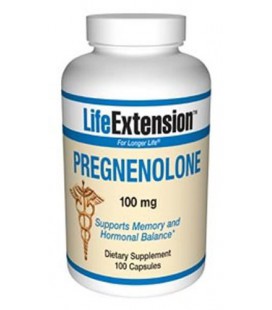 Life Extension Pregnenolone 100 mg, 100 capsules ( Multi-Pack)