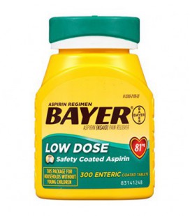 Bayer Aspirine 81 mg (300 comprimés)