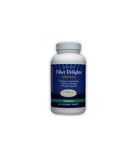Enzymatic Therapy - Fiber Delights Vanilla, 60 chewable tablets