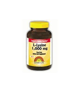 Nature's Life L-Lysine Tablets, 1000 Mg, 250 Count