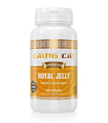 Gelée Royale, 2 mois de cure, 1000 Mg (60 Softgels)