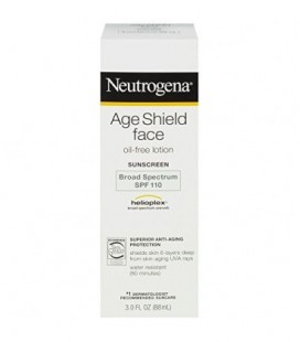 Neutrogena Age Shield Face Oil-Free Lotion Sunscreen Broad Spectrum Spf 110, 3 Fl. Oz.