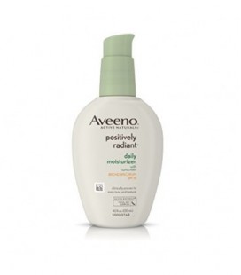 Aveeno Positively Radiant Daily Moisturizer With Sunscreen Broad Spectrum Spf 15, 4 Oz