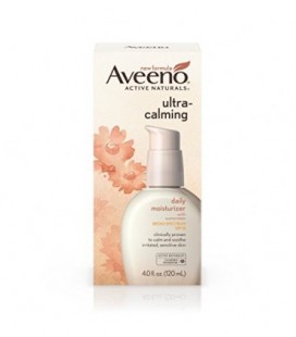 Aveeno Ultra-Calming Daily Moisturizer For Sensitive Skin With Broad Spectrum Spf 15, 4 Fl. Oz.