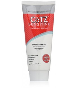 Cotz Spf 40 UVB/UVA Sunscreen for Sensitive Skin, 3.5 Ounce