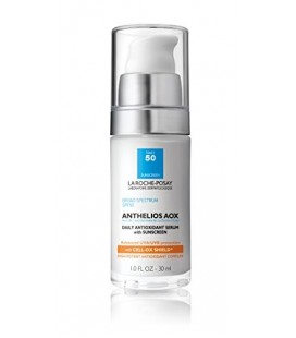 La Roche-Posay Anthelios AOX Daily Antioxidant Serum with Sunscreen for Face SPF 50, 1 Fl. Oz.