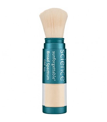 Colorescience Sunforgettable Mineral SPF 50 Sunscreen Brush, Fair, 0.21 oz.