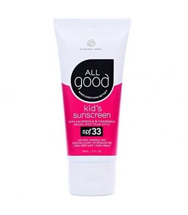 All Good Sunscreen Lotion SPF 33 Kids, 3 oz