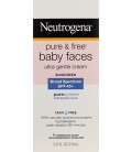 Neutrogena Pure & Free Baby Faces Ultra Gentle Sunscreen Broad Spectrum SPF 45+, 2.5 Oz (Pack of 3)