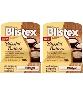 Blistex Blissful Butters Lip Protectant, 0.15 Ounce, 2 Pack