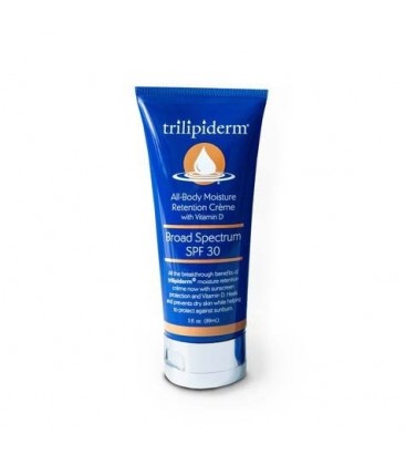 Trilipiderm Broad Spectrum SPF 30 with Vitamin D, 3 oz.