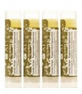 Organic Beauty Products Lip Balm - Certified Organic SPF 30 Candy Stripe Peppermint / Spearmint Lip Balm – 4 Pack - Jing Ai