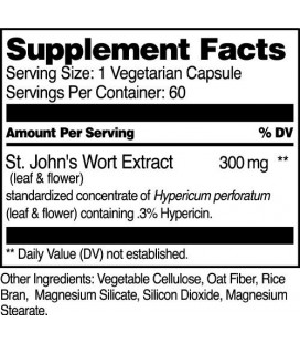 21st Century St. Johns Wort Extract Veg-Capsules, 60-Count