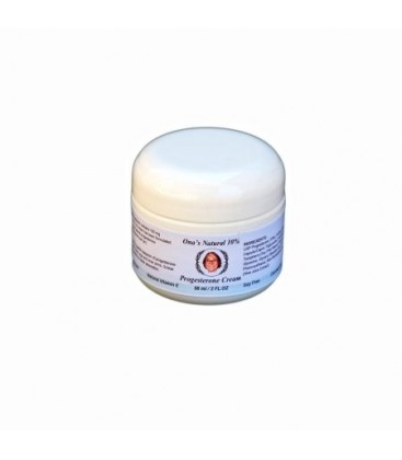  10% Crème de progestérone d'amande à base d'huile 2 oz Pot