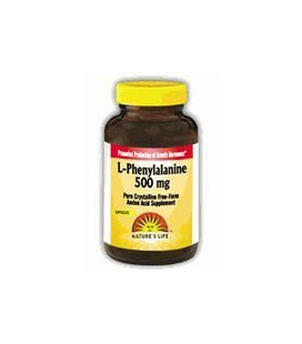 Nature's Life L-Phenylalanine Capsules, 500 Mg, 50 Count