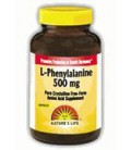 Nature's Life L-Phenylalanine Capsules, 500 Mg, 50 Count