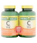 Spring Valley La vitamine C 500 mg Twin Pack