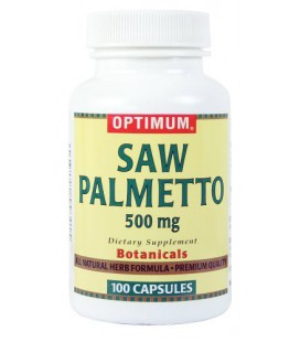 Optimum Saw Palmetto Capsules, 500 Mg, 100 Count