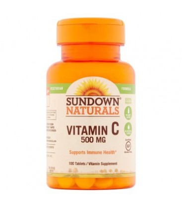Sundown Naturals Vitamine C Vitamine comprimés supplément 500 mg 100 count