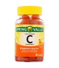Spring Valley Gummie alimentaire santé immunitaire C Supplément de vitamine 70 ct