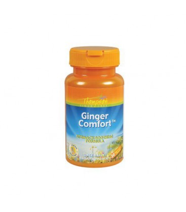 Thompson Ginger Comfort Veg Capsules, 30 Count (Pack of 2)