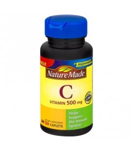 Nature Made Vitamine C caplets de complément alimentaire 500 mg 120 ct