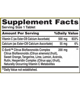 Ester C The Better Vitamin C, 500 mg, 90 Coated Tablets (Pac