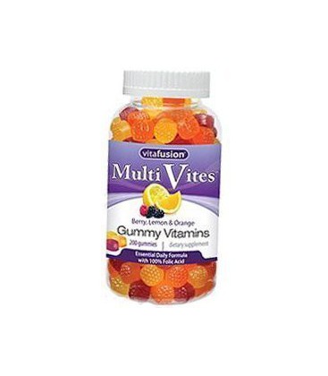 VitaFusion Multi Vites Gummy Vitamins - Berry, Peach, Orange