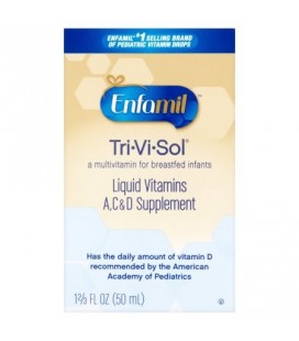 Enfamil Tri-Vi-Sol Liquid Vitamines A Supplément C -amp- D 167 fl oz