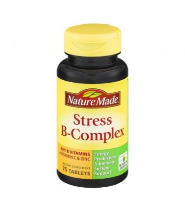 Nature Made B-Complex Stress Complément alimentaire avec la vitamine C et de zinc 75ct