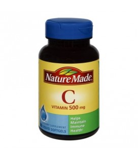 Nature Made Vitamine C 500 mg gélules liquides - 60 CT
