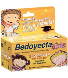 Bedoyecta enfants B Complexe comprimés à croquer Supplément multivitamines 50 ct