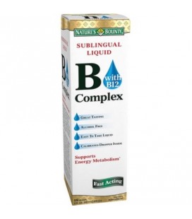 Nature's Bounty vitamine B complexe sublinguale liquide (2 oz Paquet de 4)